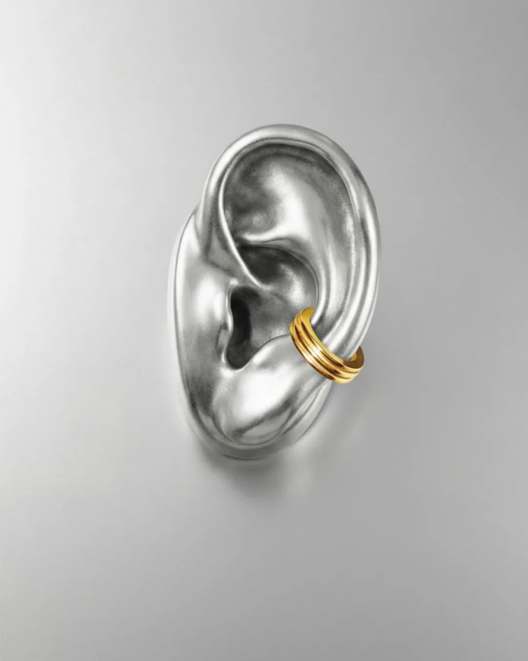 Column Base Thin Earcuff [Gold Plated]