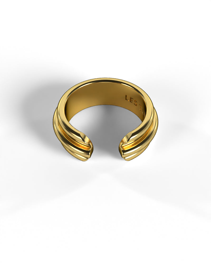 Column Base Bold Ring [Gold]
