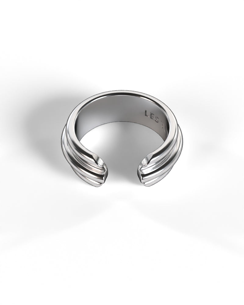 Column Base Bold Ring [Silver]