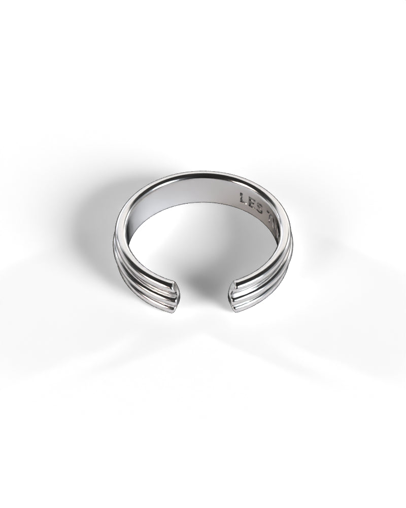 Column Base Thin Ring [Silver]