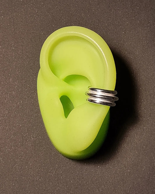 Column Base Bold Earcuff [Silver]