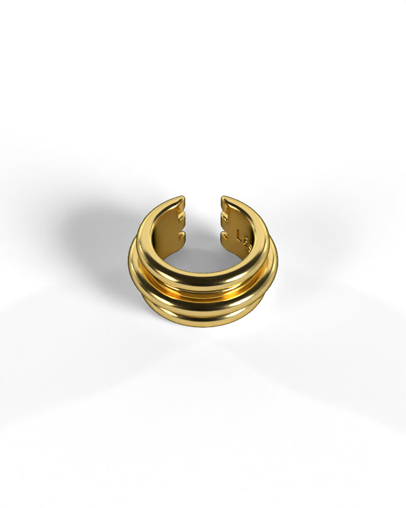 Column Base Bold Earcuff [Gold]