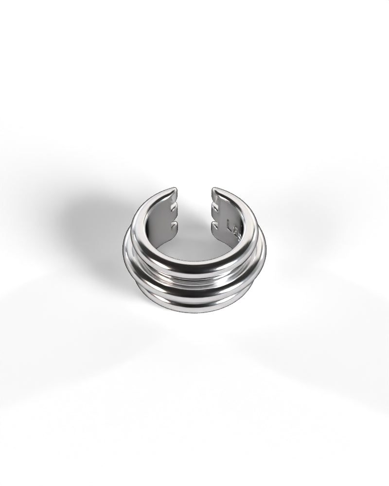 Column Base Bold Earcuff [Silver]