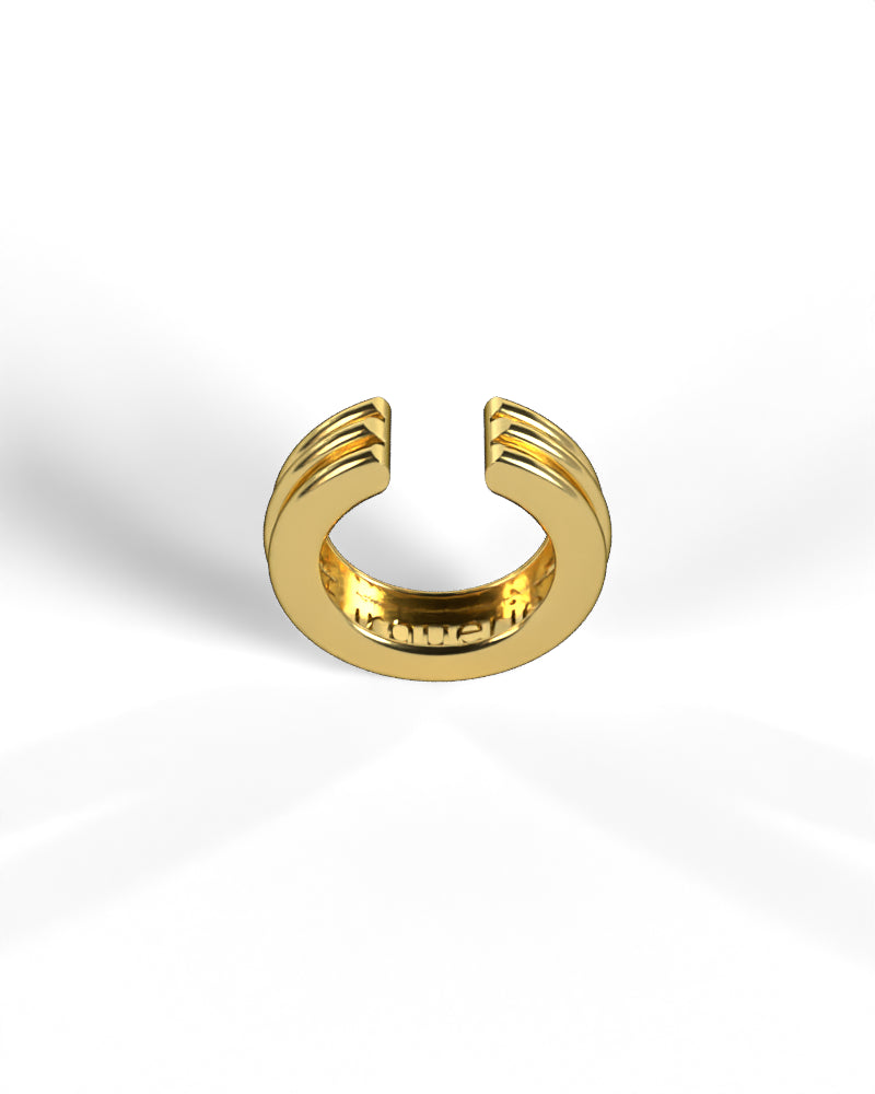 Column Base Thin Earcuff [Gold]