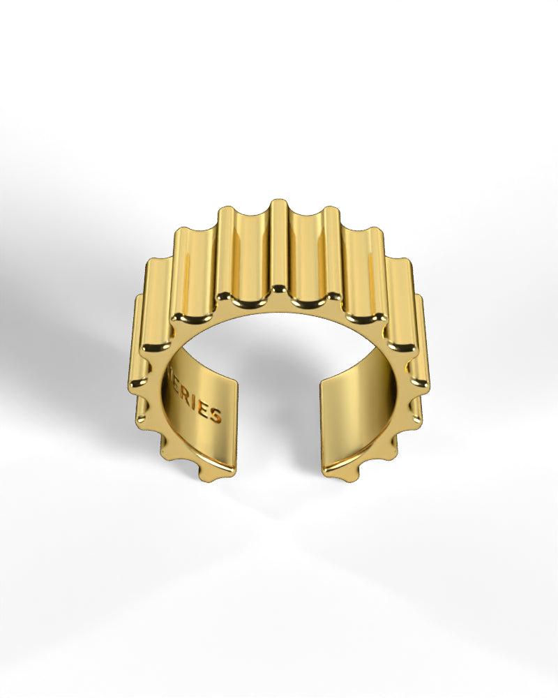 Column Shaft Bold Ring [Gold]