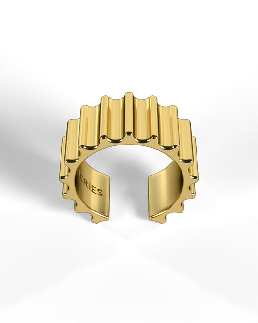 Column Shaft Bold Ring [Gold]
