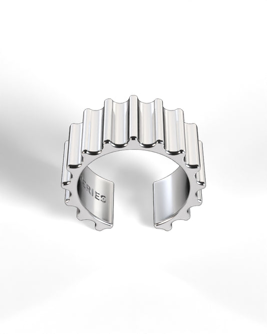 Column Shaft Bold Ring [Silver]