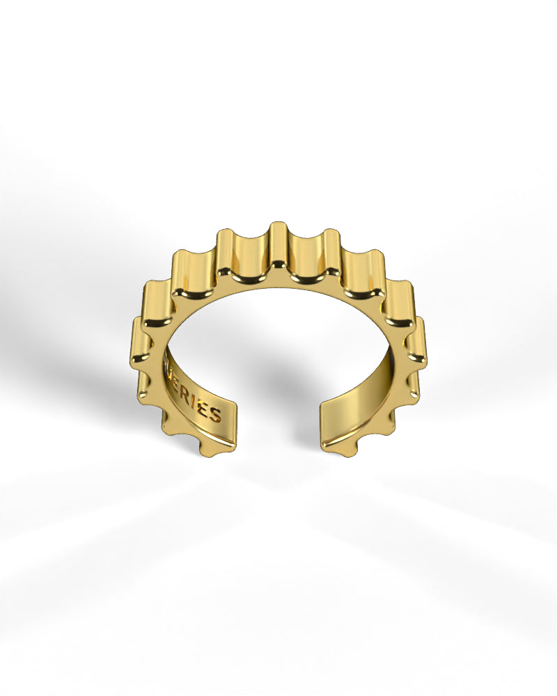 Column Shaft Thin Ring [Gold]