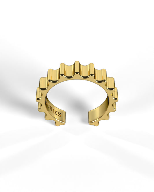 Column Shaft Thin Ring [Gold]