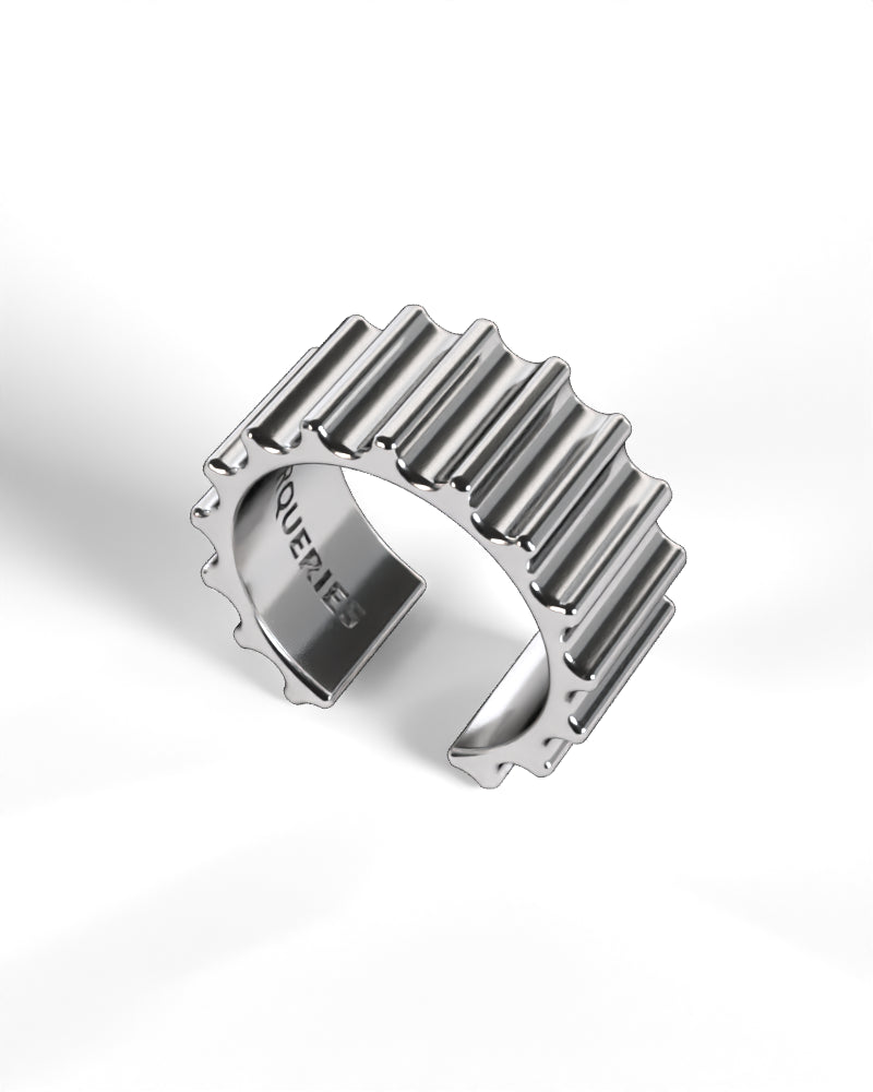 Column Shaft Bold Ring [Silver]