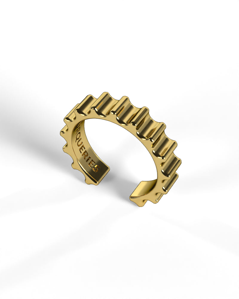 Column Shaft Thin Ring [Gold]