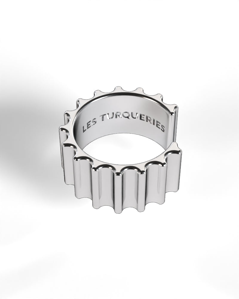 Column Shaft Bold Ring [Silver]