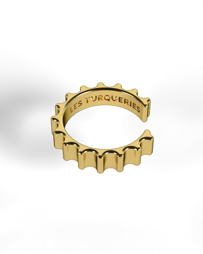 Column Shaft Thin Ring [Gold]