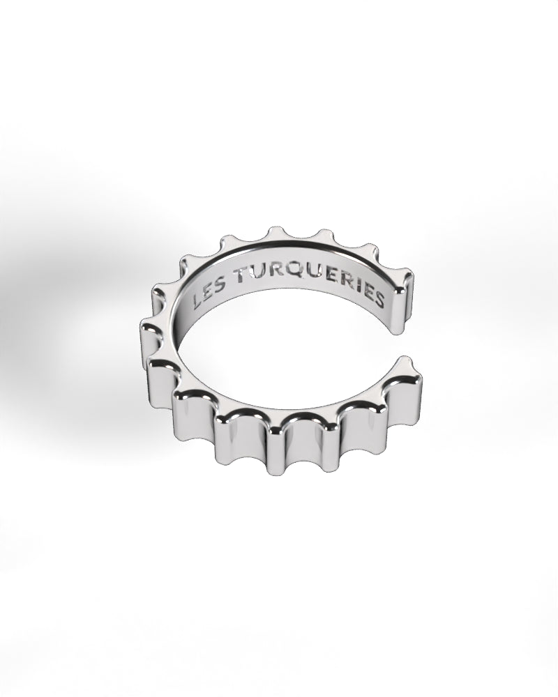 Column Shaft Thin Ring [Silver]