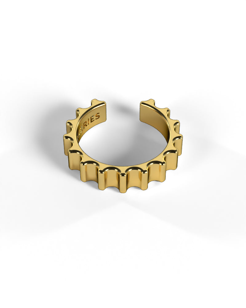 Column Shaft Thin Ring [Gold]