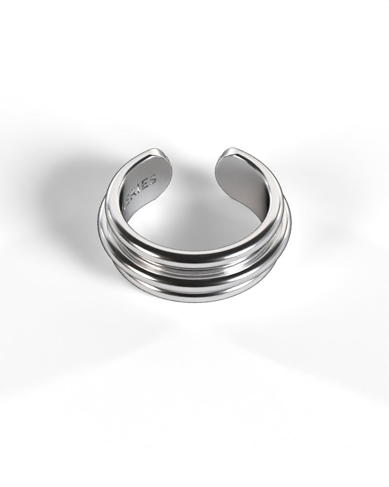 Column Base Bold Ring [Silver]