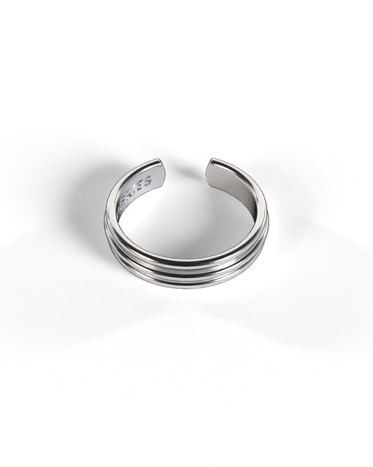 Column Base Thin Ring [Silver]
