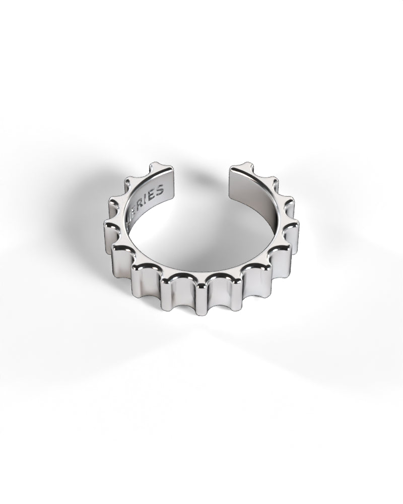 Column Shaft Thin Ring [Silver]