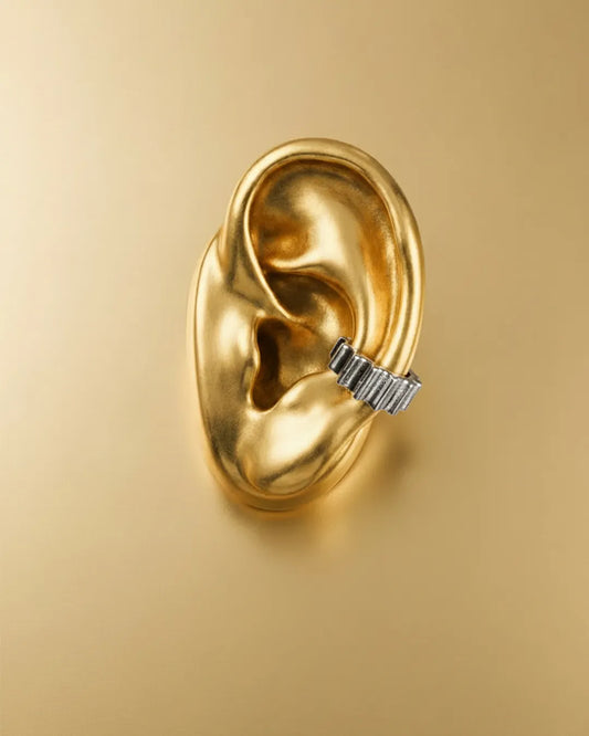 Column Shaft Earcuff [Silver Plated]